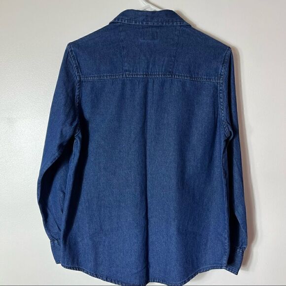 Wrangler Denim Embroidered Button front Shirt - Picture 7 of 8